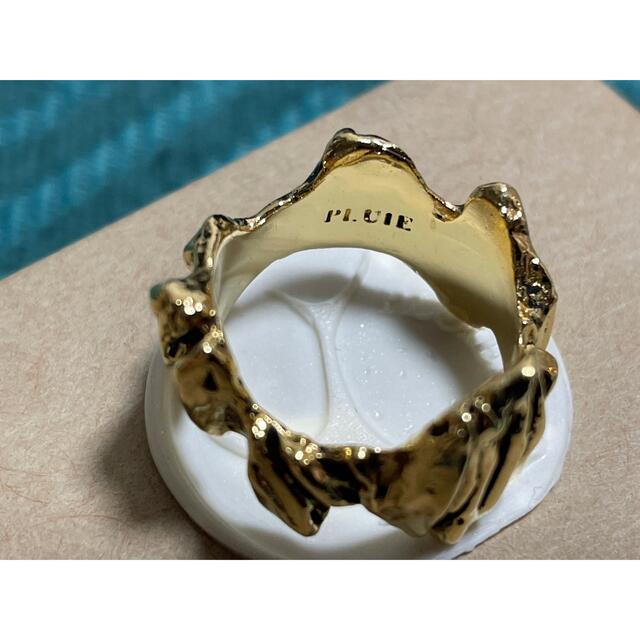 PLUIE プリュイ デブリス L09 リング 13号 ゴールド - ascotwm.com