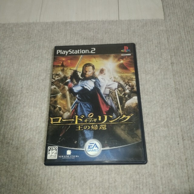 PlayStation2(プレイステーション2)のPS2ソフト　ロードオブザリング王の帰還 エンタメ/ホビーのゲームソフト/ゲーム機本体(家庭用ゲームソフト)の商品写真