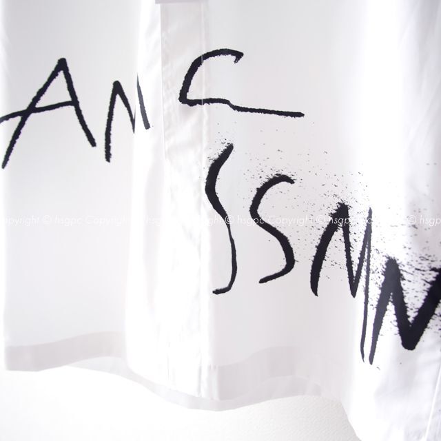 Jil Sander(ジルサンダー)のOAMC スプレー グラフィック ロゴ オーバーサイズ 開襟 シャツ ブラウス メンズのトップス(シャツ)の商品写真