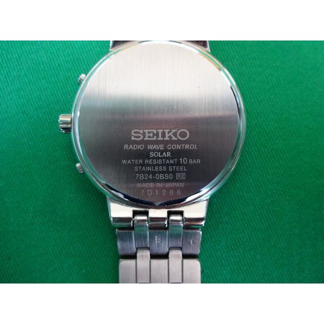レディースSEIKOレディース腕時計稼働品(電波ソーラークォーツ日付表示機能付き)