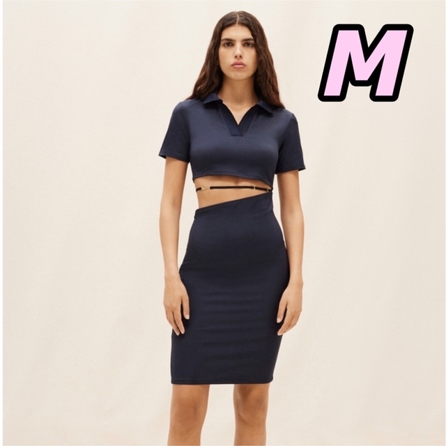 NIKE JACQUEMUS ワンピース ネイビー ナイキ ジャックムス M-