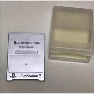 プレイステーション2(PlayStation2)のプレイステーション2 メモリーカード　銀色シルバー　(その他)