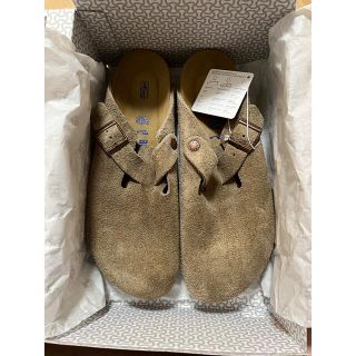 ビルケンシュトック(BIRKENSTOCK)のビルケンシュトック　ボストン　トープ　スエード　43サイズ(サンダル)