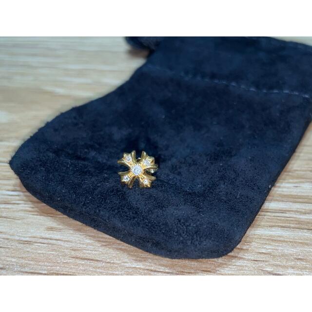 クロムハーツ 22k CHプラススタッド ピアス 5P ダイヤ アクセサリー クロムハーツ 22k CHプラススタッド ピアス 5P ダイヤ アクセサリー