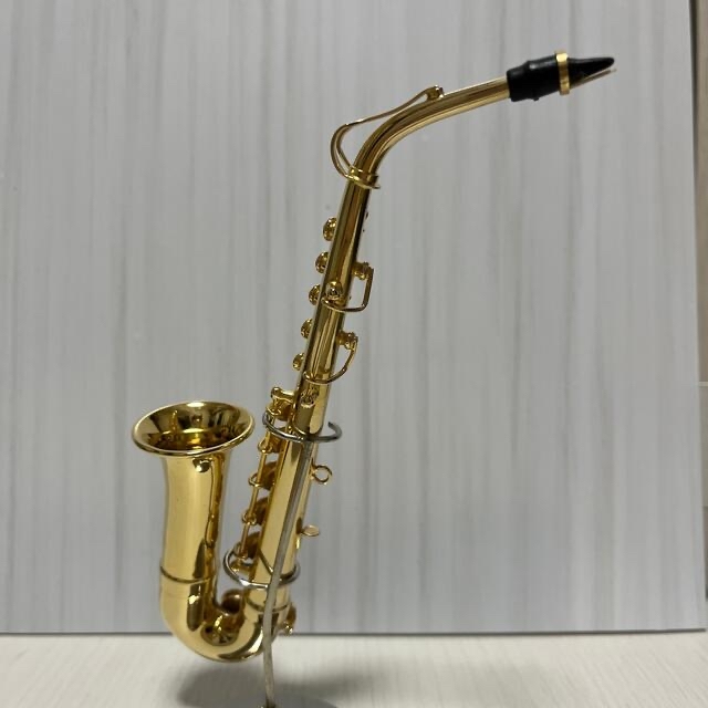 アルトサックス ミニチュア 楽器 イエロー 楽器の管楽器(サックス)の商品写真