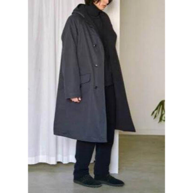 comoli フーデットコート　size2 NAVYその他