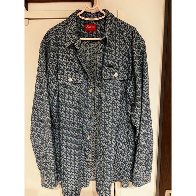 Supreme Monogram Denim Shirt L