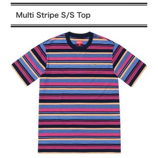 シュプリーム(Supreme)の19SS supreme Multi Stripe S/S Top(Tシャツ/カットソー(半袖/袖なし))