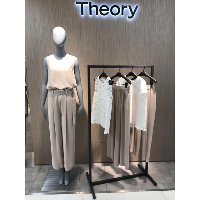 theory(セオリー)のTheory ワイドパンツ　ベージュ レディースのパンツ(カジュアルパンツ)の商品写真