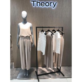 セオリー(theory)のTheory ワイドパンツ　ベージュ(カジュアルパンツ)