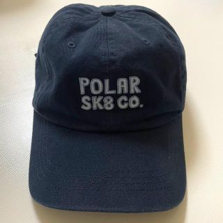 ポラール(POLAR)のPOLAR SKATE CO. ATHETIC GOODS キャップ ネイビー(キャップ)