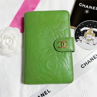 シャネル(CHANEL)の【専用】CHANEL シャネル コンパクトウォレット  カメリア  二つ折り財布(財布)