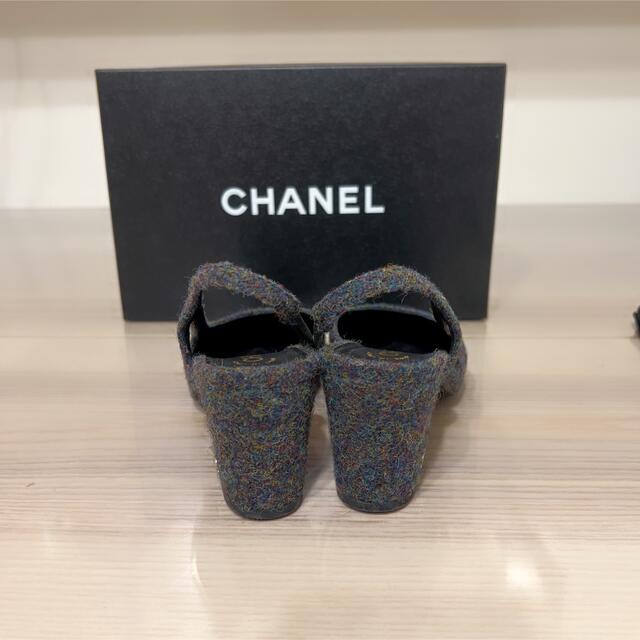 CHANEL(シャネル)のCHANEL シャネル スリングバック パンプス  伊勢丹限定 36 レディースの靴/シューズ(ハイヒール/パンプス)の商品写真