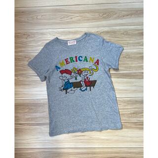 アメリカーナ(AMERICANA)の表と裏にストーリー性のある「アメリカーナ」POPプリントTシャツ(Tシャツ(半袖/袖なし))