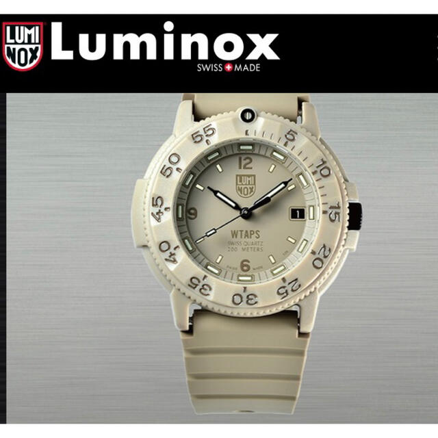 【未使用】WTAPS Luminox3001 ルミノックス 限定500本 正規品製造から約4年裏ブタ