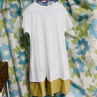 コス(COS)のCOS ティアードTシャツワンピ(ひざ丈ワンピース)