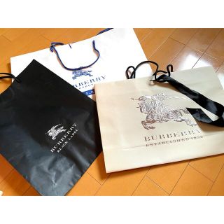 バーバリー(BURBERRY)のバーバリーロンドン　レア　ショップバック　袋　3点　美品(ショップ袋)