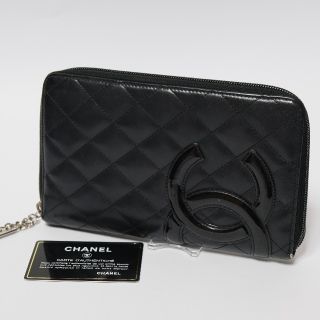 シャネル(CHANEL)のシャネル　CHANEL カンボンライン　長財布　ラウンドファスナー(財布)