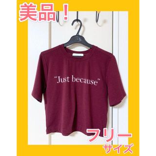 スナイデル(SNIDEL)の超美品❗️2回着用❗️スナイデル snidel⭐︎ストレッチコンパクトロゴシャツ(Tシャツ(半袖/袖なし))