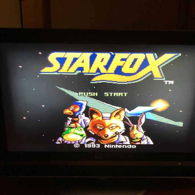 【当時品】スターフォックス SFC スーパーファミコンソフト  STARFOX