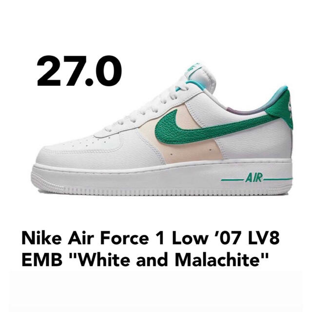 NIKE - ナイキ エアフォース1 ロー '07 LV8 EMB ホワイトアンド ...