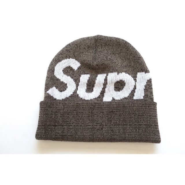 Supreme Big Logo Beanieシュプリームビックロゴビーニー茶色 | agro