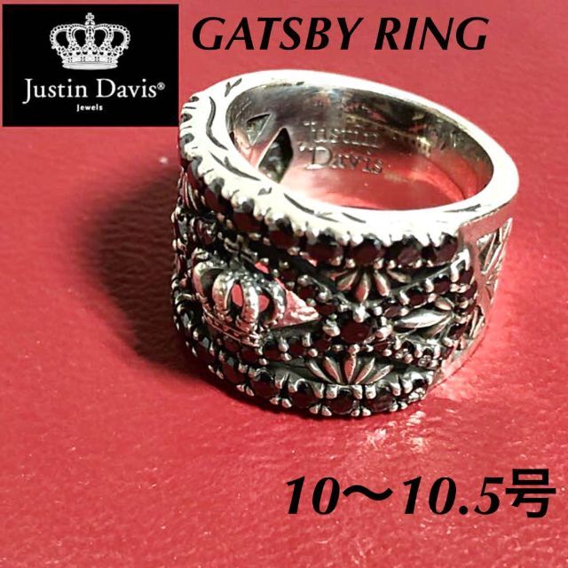 JUSTIN DAVIS GATSBY RING ジルコニア  シルバー925