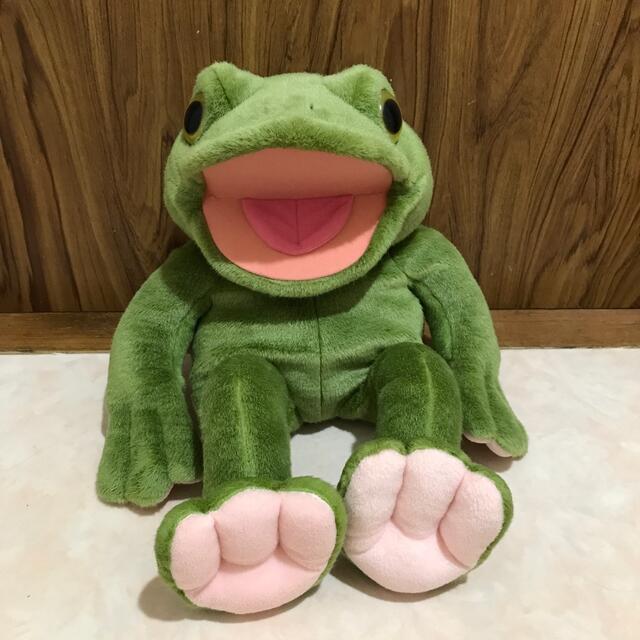 カエル ぬいぐるみ パペット 最終お値下げ! - ぬいぐるみ