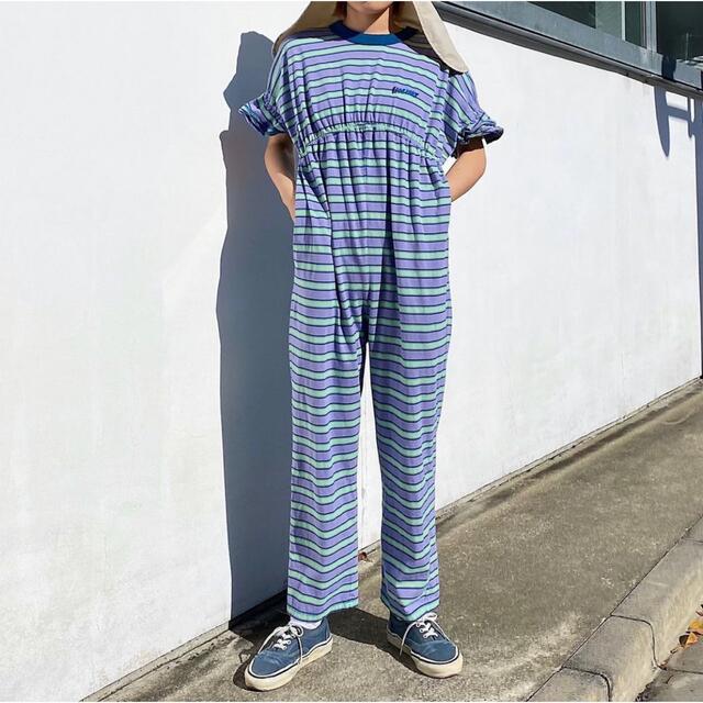 レディースSUPER FINE BORDER BABY SUITS ボーダーベビースーツ