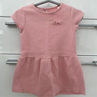 ザラキッズ(ZARA KIDS)のZARA ワンピース　ピンク　92(ワンピース)