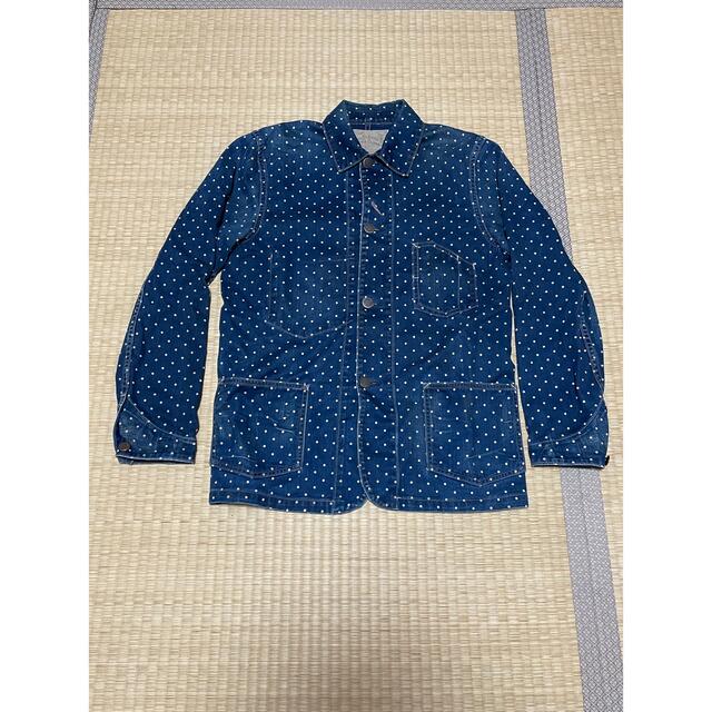 RRL - 名作 made in USA RRL デニムカバーオールジャケット wabashの