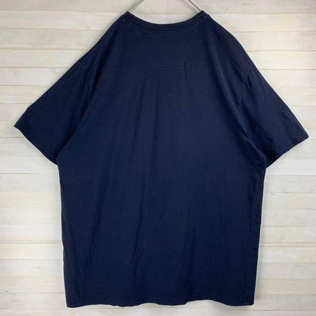NAUTICA(ノーティカ)の《セーリング》Nauticaノーティカ　Tシャツ　XL☆ネイビー　紺色　刺繍ロゴ メンズのトップス(Tシャツ/カットソー(半袖/袖なし))の商品写真