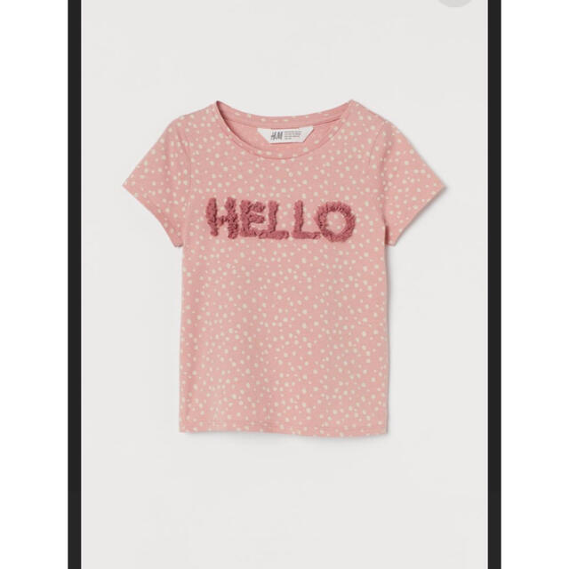 H&M(エイチアンドエム)のH&M KIDS デザインTシャツ 140cm キッズ/ベビー/マタニティのキッズ服女の子用(90cm~)(Tシャツ/カットソー)の商品写真
