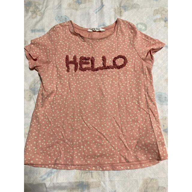 H&M(エイチアンドエム)のH&M KIDS デザインTシャツ 140cm キッズ/ベビー/マタニティのキッズ服女の子用(90cm~)(Tシャツ/カットソー)の商品写真