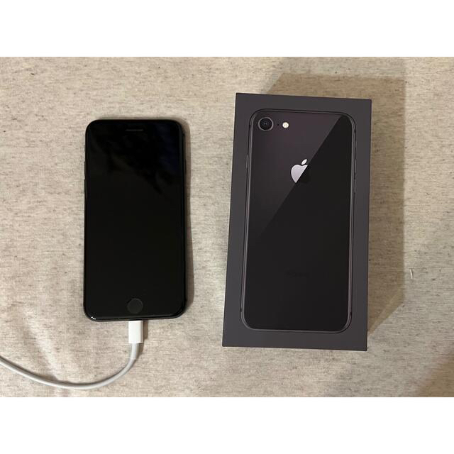 スマートフォン/携帯電話Apple iPhone8 256GB Space Gray SIMフリー