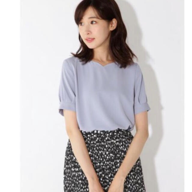 NATURAL BEAUTY BASIC(ナチュラルビューティーベーシック)のnatural beauty basic ブラウス レディースのトップス(シャツ/ブラウス(半袖/袖なし))の商品写真