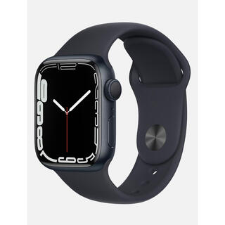 アップルウォッチ(Apple Watch)のApple Watch7 アップルウォッチ（GPSモデル）45mm ミッドナイト(腕時計(デジタル))