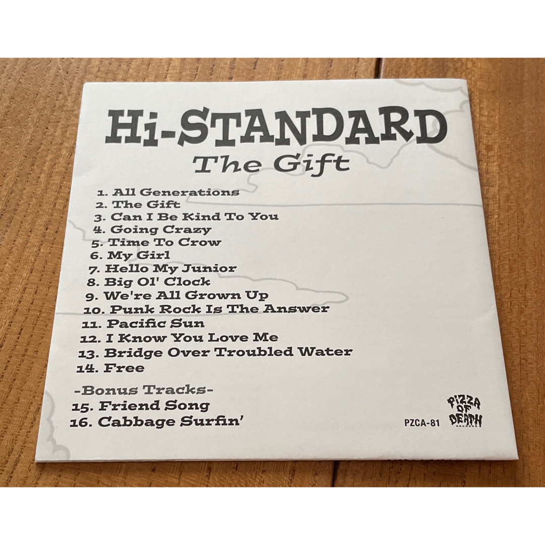 The Gift Hi-STANDARD CD エンタメ/ホビーのCD(ポップス/ロック(邦楽))の商品写真