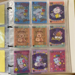 ボウダンショウネンダン(防弾少年団(BTS))のBTS BT21 TinyTAN カード シール(アイドルグッズ)