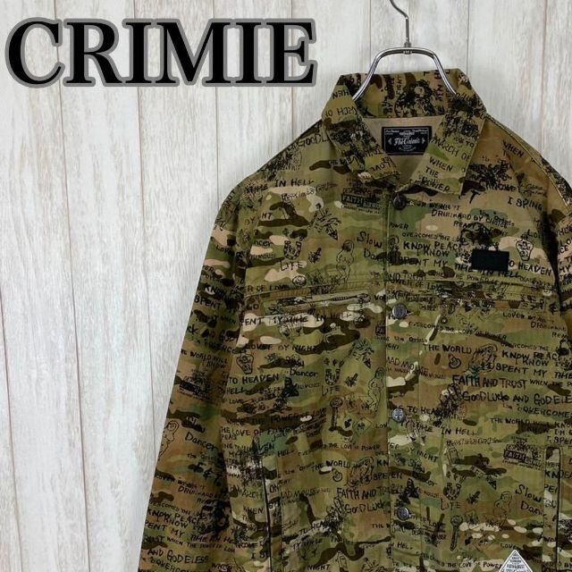 期間限定特価】 クライミーのミリタリージャケット CRIMIEの迷彩柄の