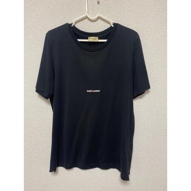 トップスsaint laurent Rive Gauche ロゴ　tシャツ