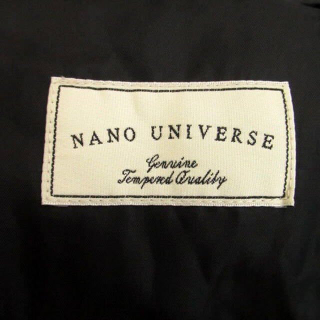 nano・universe(ナノユニバース)のナノユニバース テーラードジャケット シングル ミドル丈 総裏地 42 グレー メンズのジャケット/アウター(テーラードジャケット)の商品写真