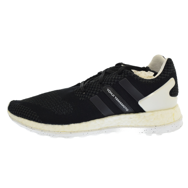 Y-3 ワイスリー PURE BOOST ZG KNIT BLACK レースアップローカットスニーカー ブラック AQ5729