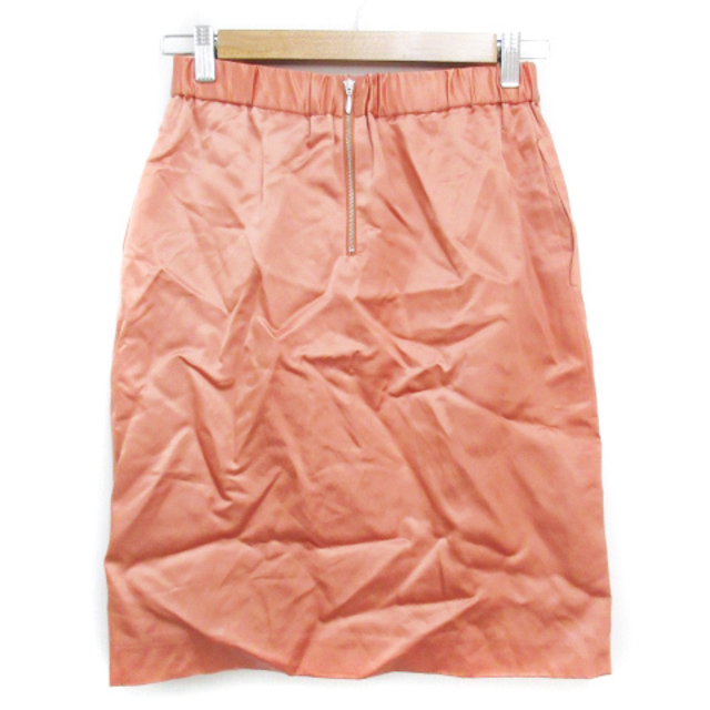 UNITED ARROWS(ユナイテッドアローズ)のユナイテッドアローズ タイトスカート ひざ丈 無地 36 オレンジ /FF51 レディースのスカート(ひざ丈スカート)の商品写真