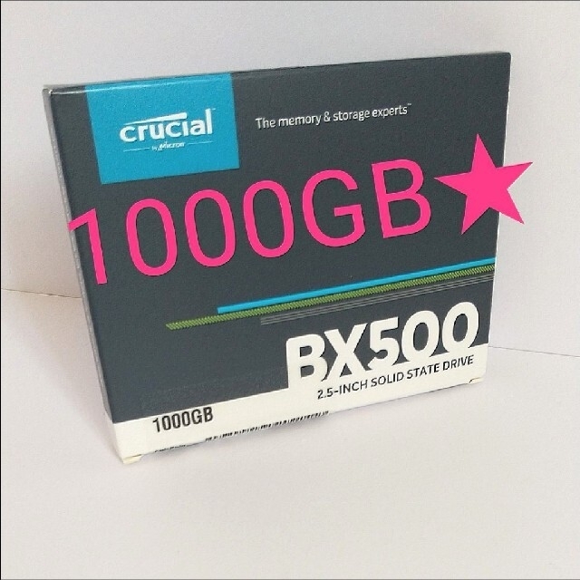 新品未開封 CT1000BX500SSD1 クルーシャル SSD 1TB