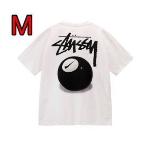 ステューシー(STUSSY)のStussy × Nike SS 8 Ball T-Shirt White M(Tシャツ/カットソー(半袖/袖なし))