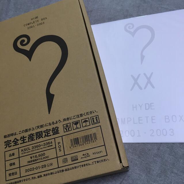 豪華 限定盤 HYDE COMPLETE BOX 2001-2003 ラルクCDDVDL