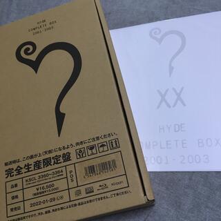 豪華 限定盤 HYDE COMPLETE BOX 2001-2003 ラルク(ポップス/ロック(邦楽))