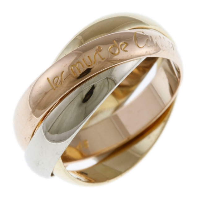 Cartier - カルティエ CARTIER リング・指輪 8号 3カラー K18ゴールド  中古