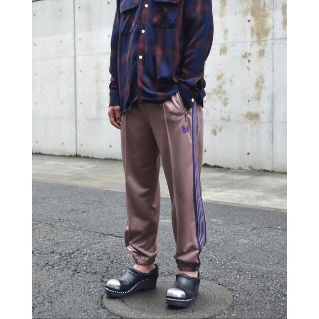 国内正規品 ジップド 21AW needles トラックパンツ ネイビー - 通販